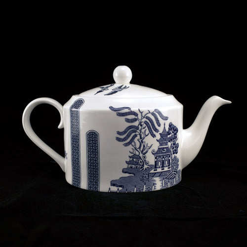 Deconstructed Willow Pattern Teapot