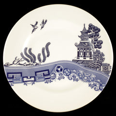 Deconstructed Willow Pattern Plates