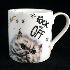 Cat on the Edge Mug