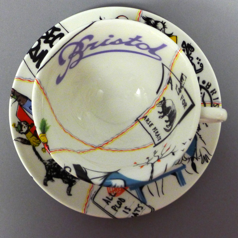 Old Skool Cup & Saucers - Various