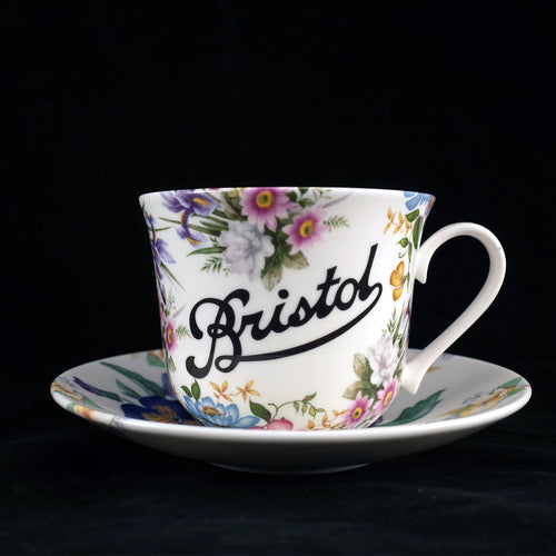 Random Floral Breakfast Cup & Saucer