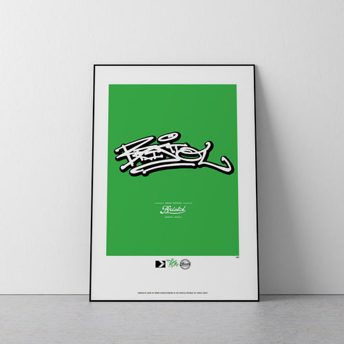 Deams Bristol Scroll A2 Screen Print