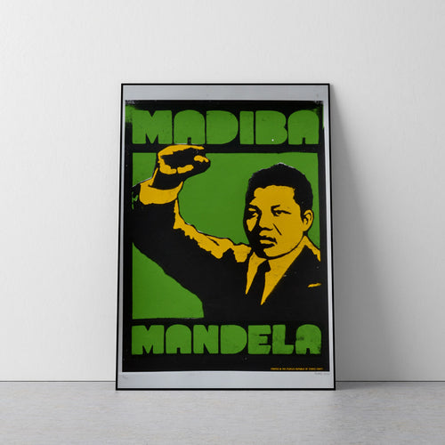 Madiba Mandela Limited Edition A2 Screen Print by Felix Braun