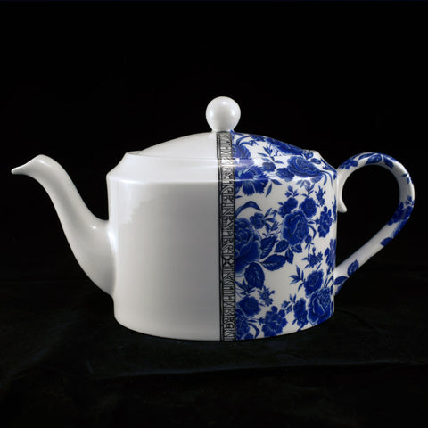 Blue Arch Small Round Teapot