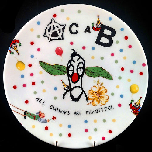 "A.C.A.B. - All Clowns Are Beautiful" Plate