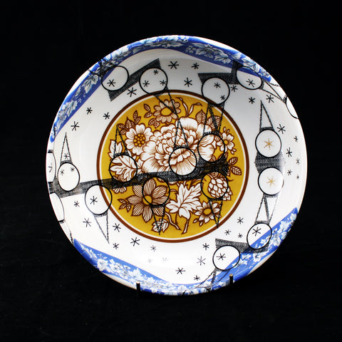 Blue Arch Cereal Bowl