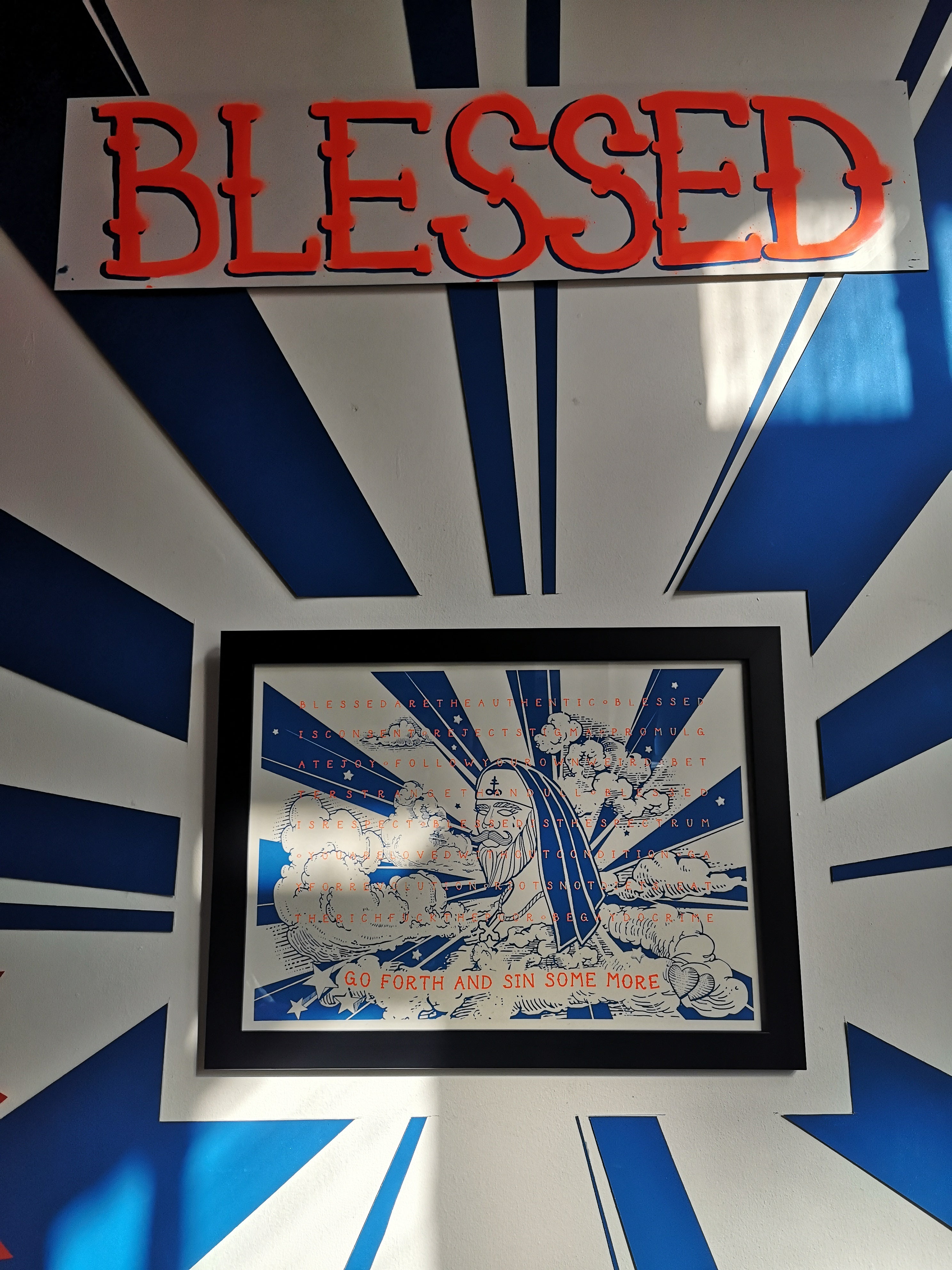 Blessed - A3 Screen Print