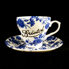 Blue Rose Various Cup & Saucer