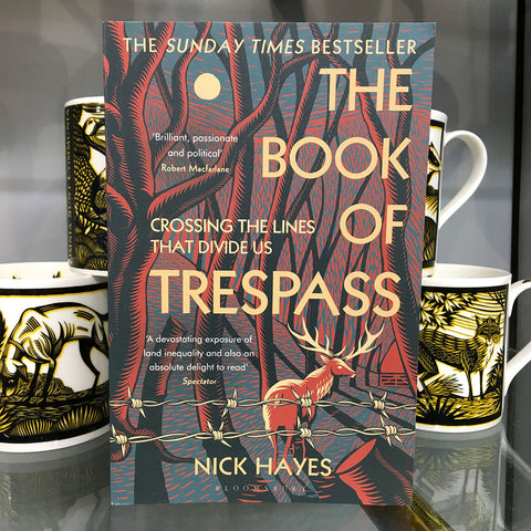 Nick Hayes 'Book of Trespass' Black and White Badger Mug