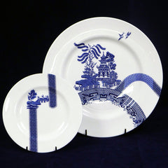 Deconstructed Willow Pattern Plates