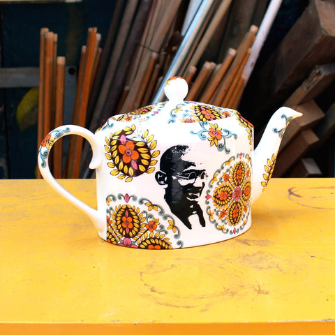 Deconstructed Willow Pattern Teapot