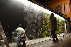 Madiba Mandela Limited Edition A2 Screen Print by Felix Braun