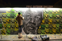 Madiba Mandela Limited Edition A2 Screen Print by Felix Braun