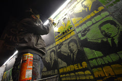 Madiba Mandela Limited Edition A2 Screen Print by Felix Braun