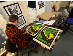 Madiba Mandela Limited Edition A2 Screen Print by Felix Braun