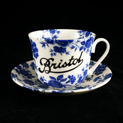 Blue Rose Various Cup & Saucer