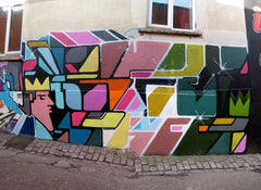 Paris Bristol Scroll A2 Screen Print