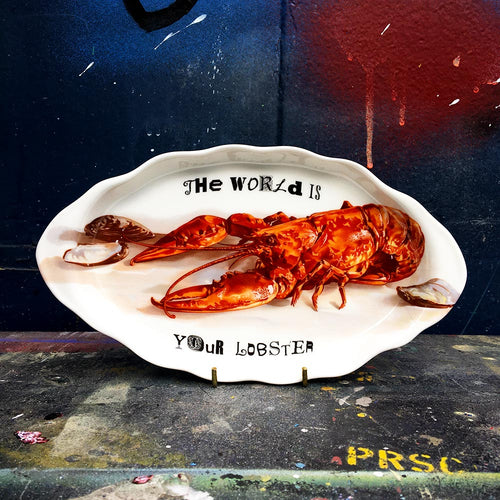 The World Is Your Lobster Scallop-edged Dish
