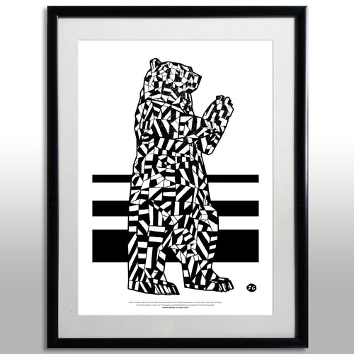 Bristol Bear A3 Print