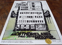 Westmoreland House Memorial Screen Print